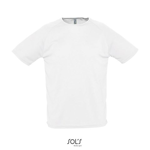 SPORTY Męski T-SHIRT 140g Biały 3XL