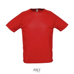 SPORTY Męski T-SHIRT 140g Czerwony L