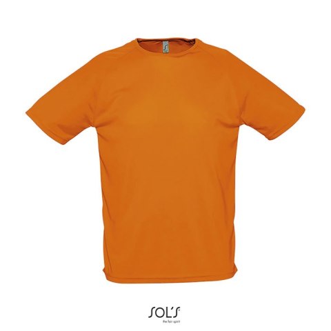 SPORTY Męski T-SHIRT 140g Pomarańczowy XS