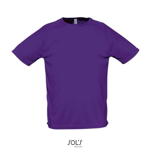 SPORTY Męski T-SHIRT 140g dark purple XXL