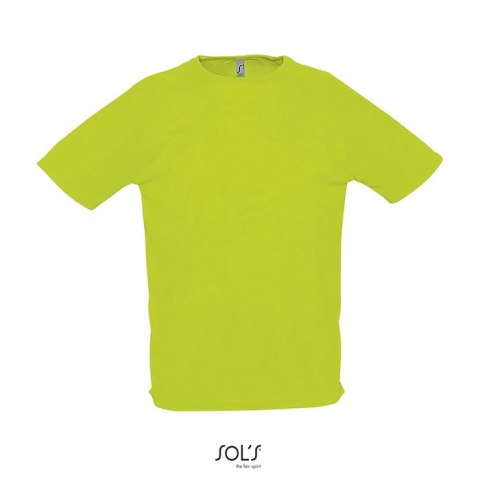 SPORTY Męski T-SHIRT 140g neon green L