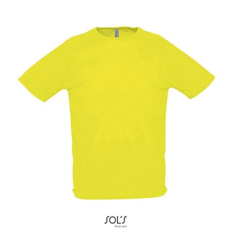 SPORTY Męski T-SHIRT 140g neon yellow L