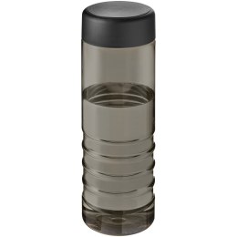H2O Active® Eco Treble 750 ml screw cap water bottle ciemnografitowy, czarny (21048100)