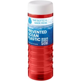 H2O Active® Eco Treble 750 ml screw cap water bottle czerwony, biały (21048107)