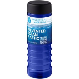 H2O Active® Eco Treble 750 ml screw cap water bottle niebieski, czarny (21048104)
