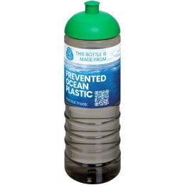 H2O Active® Eco Treble bidon z kopułową pokrywką o pojemności 750 ml ciemnografitowy, zielony (21048003)