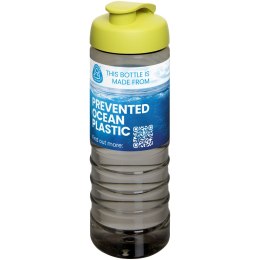 H2O Active® Eco Treble bidon z otwieraną pokrywką o pojemności 750 ml ciemnografitowy, limonka (21047902)