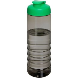 H2O Active® Eco Treble bidon z otwieraną pokrywką o pojemności 750 ml ciemnografitowy, zielony (21047903)