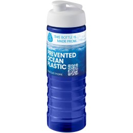 H2O Active® Eco Treble bidon z otwieraną pokrywką o pojemności 750 ml niebieski, biały (21047907)