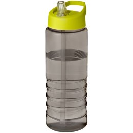 H2O Active® Eco Treble bidon z pokrywką z tutką o pojemności 750 ml ciemnografitowy, limonka (21048209)