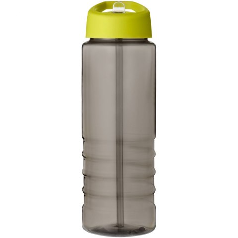 H2O Active® Eco Treble bidon z pokrywką z tutką o pojemności 750 ml ciemnografitowy, limonka