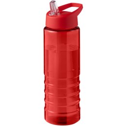 H2O Active® Eco Treble bidon z pokrywką z tutką o pojemności 750 ml czerwony, czerwony (21048208)