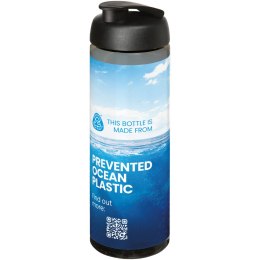 H2O Active® Eco Vibe 850 ml, bidon sportowy z odchylaną pokrywką ciemnografitowy, czarny