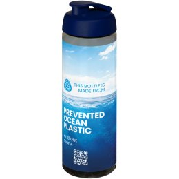 H2O Active® Eco Vibe 850 ml, bidon sportowy z odchylaną pokrywką ciemnografitowy, niebieski