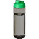 H2O Active® Eco Vibe 850 ml, bidon sportowy z odchylaną pokrywką ciemnografitowy, zielony