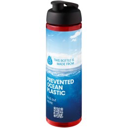 H2O Active® Eco Vibe 850 ml, bidon sportowy z odchylaną pokrywką czerwony, czarny