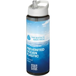 H2O Active® Eco Vibe 850 ml, bidon z dzióbkiem ciemnografitowy, biały (21048601)