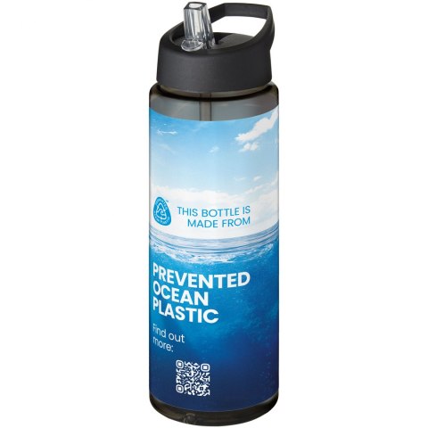 H2O Active® Eco Vibe 850 ml, bidon z dzióbkiem ciemnografitowy, czarny