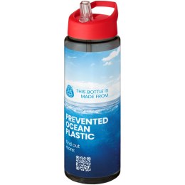 H2O Active® Eco Vibe 850 ml, bidon z dzióbkiem ciemnografitowy, czerwony (21048602)