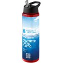 H2O Active® Eco Vibe 850 ml, bidon z dzióbkiem czerwony, czarny