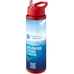 H2O Active® Eco Vibe 850 ml, bidon z dzióbkiem czerwony, czerwony (21048610)