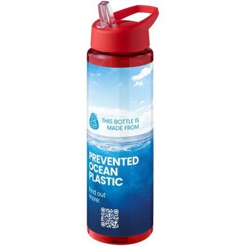 H2O Active® Eco Vibe 850 ml, bidon z dzióbkiem czerwony, czerwony