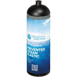 H2O Active® Eco Vibe 850 ml, bidon z kopułową pokrywką ciemnografitowy, czarny