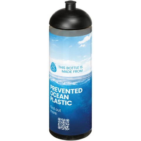 H2O Active® Eco Vibe 850 ml, bidon z kopułową pokrywką ciemnografitowy, czarny