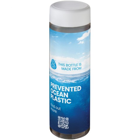 H2O Active® Eco Vibe 850 ml, bidon z zakrętką ciemnografitowy, biały