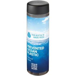 H2O Active® Eco Vibe 850 ml, bidon z zakrętką ciemnografitowy, czarny