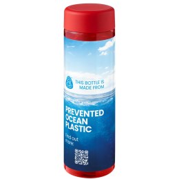 H2O Active® Eco Vibe 850 ml, bidon z zakrętką czerwony, czerwony