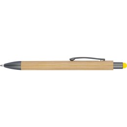 Długopis drewniany kolor Żółty