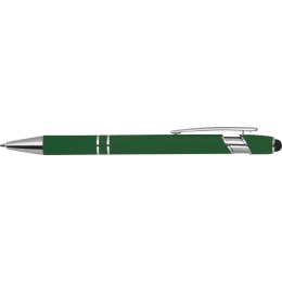 Długopis plastikowy touch pen kolor Ciemnozielony