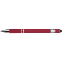 Długopis plastikowy touch pen kolor Czerwony