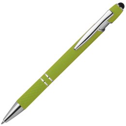 Długopis plastikowy touch pen kolor Jasnozielony