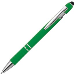 Długopis plastikowy touch pen kolor Zielony