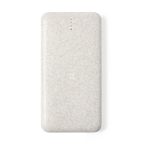 Bezprzewodowy power bank 8000 mAh ze słomy pszenicznej, ładowarka bezprzewodowa 10W