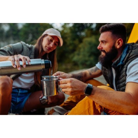 Termos 1000 ml, srebrny