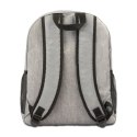 Plecak odblaskowy na laptop Antar, srebrny