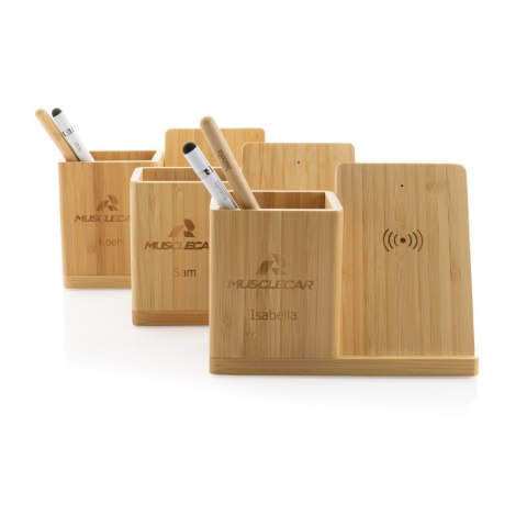 Ładowarka bezprzewodowa 10W, organizer na biurko Calgary