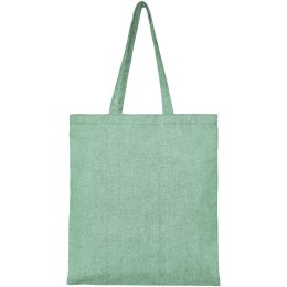 Torba na zakupy Pheebs z bawełny z recyklingu 150 g/m² zielony melanż (12041044)