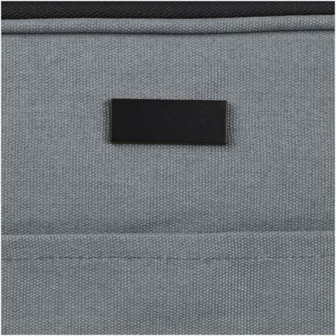 Joey 14-calowe etui na laptopa z płótna z recyklingu z certyfikatem GRS, o pojemności 2 l szary