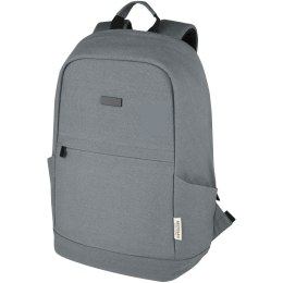Joey 15,6-calowy plecak na laptopa z płótna z recyklingu z certyfikatem GRS o pojemności 18 l szary (12067782)
