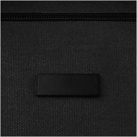 Joey sportowa torba podróżna o pojemności 25 l z płótna z recyklingu z certyfikatem GRS czarny