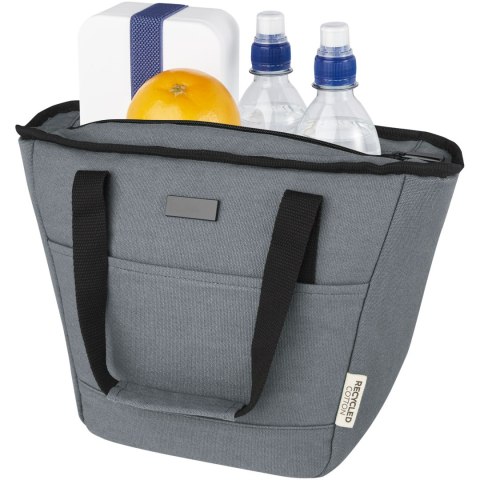 Joey torba termoizolacyjna na lunch z recyklingu z certyfikatem GRS o pojemności 6 l, mieszcząca 9 puszek szary