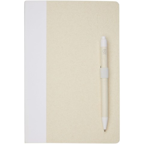 Dairy Dream zestaw z notatnikiem A5 i długopisem biały