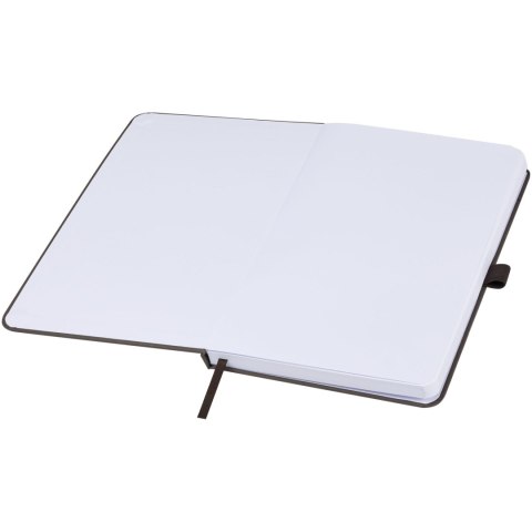 Fabianna notatnik w twardej okładce z papieru gniecionego kawowy brąz