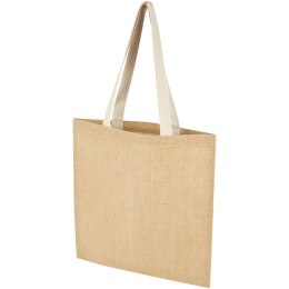 Juta torba z juty z długimi uchwytami o gramaturze 300 g/m² i pojemności 7 l piasek pustyni, biały (12067306)