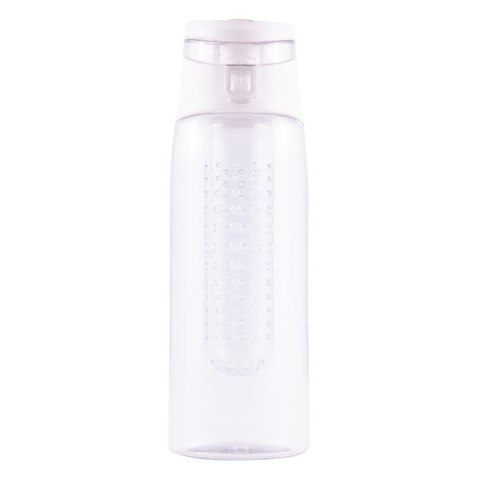 Bidon Mint 700 ml, biały/transparentny