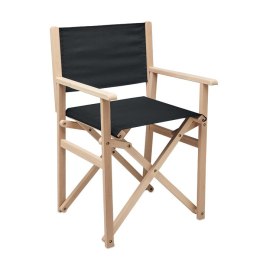 Składane krzesło plażowe czarny (MO6945-03)